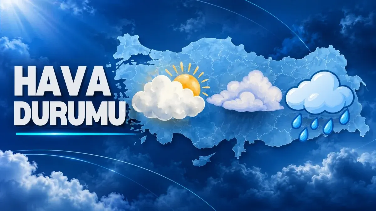 Meteoroloji'den haftalık hava tahmini: Yağışlar yurt geneline yayılacak