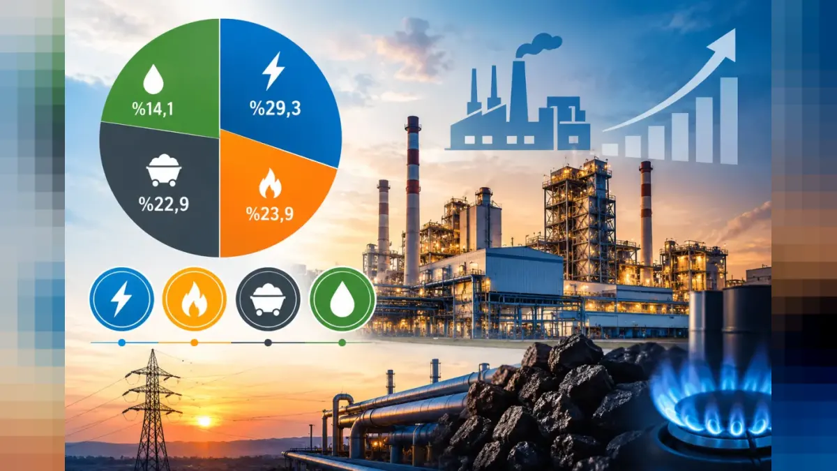 Sanayi sektöründe Enerji tüketiminin lideri elektrik oldu
