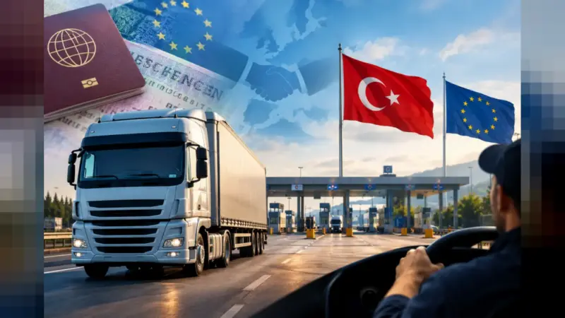 Türk TIR sürücülerinin Schengen vizesi sorunları için diplomatik girişimler sürüyor
