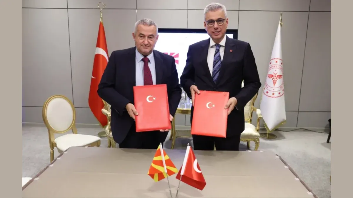 Türkiye ile Kuzey Makedonya arasında Sağlık Alanında Mutabakat Zaptı imzalandı