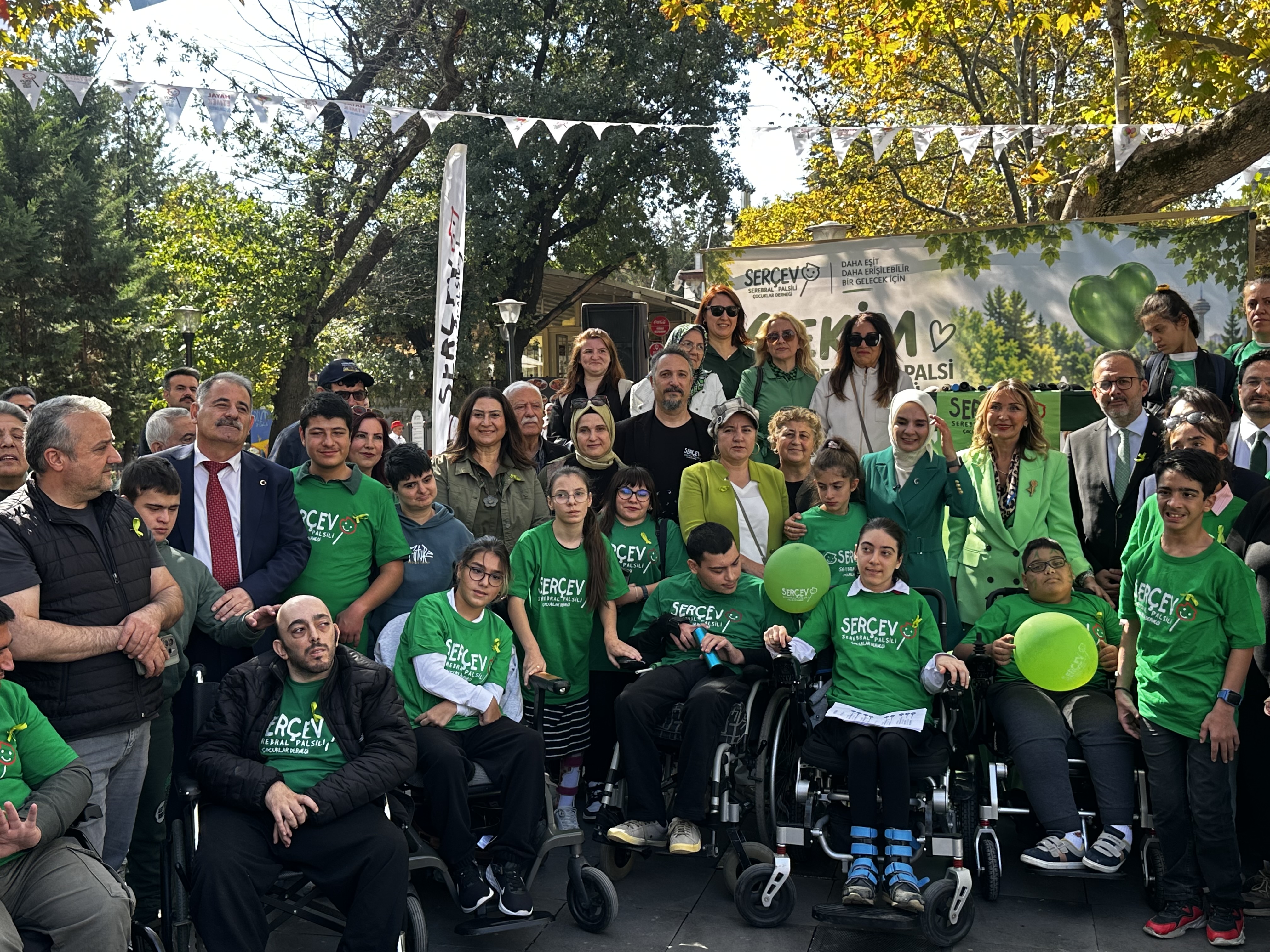 6 Ekim Dünya Serebral Palsi Farkındalık Günü Kuğulu Park’ta Anıldı