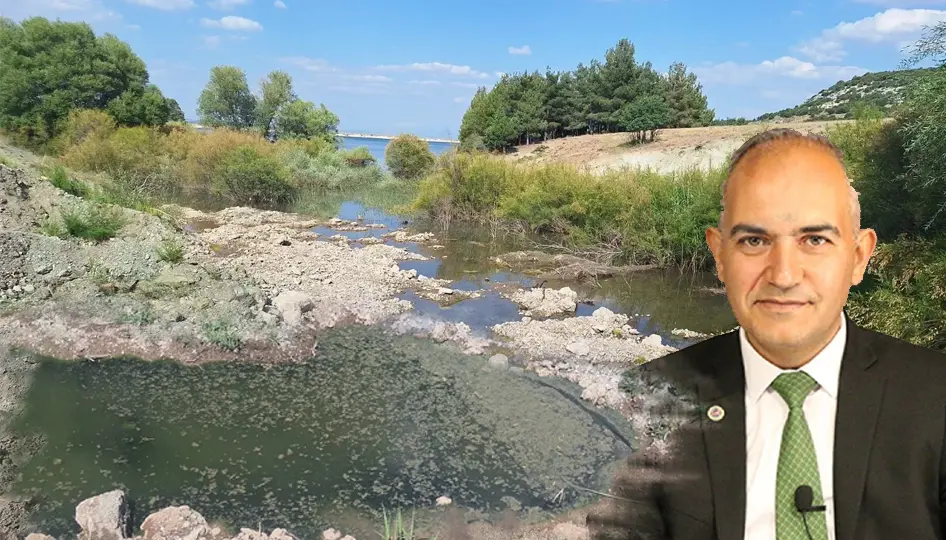 Tefenni'de kanalizasyon baraja akıyor
